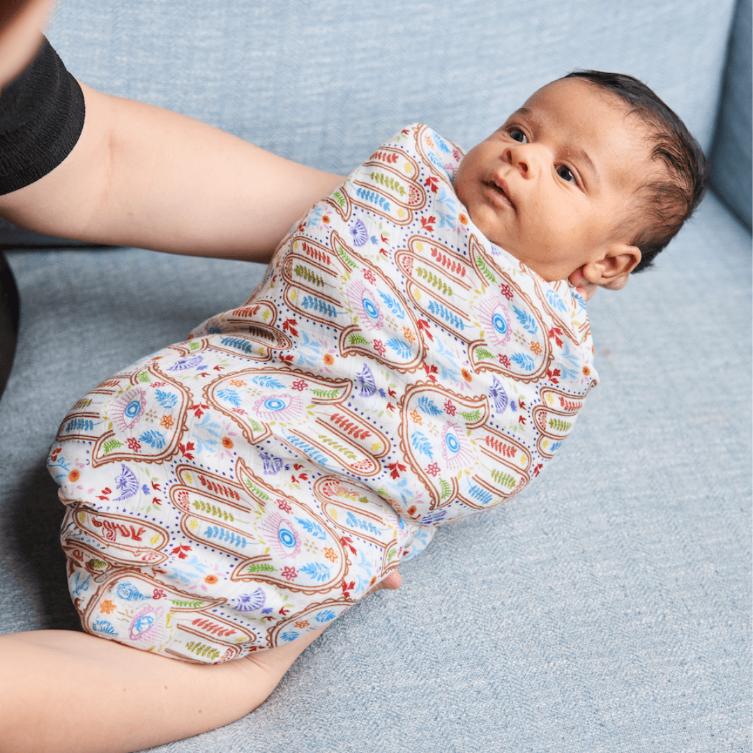 Hamsa Swaddle - Baladi Baby