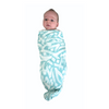 Calligraphy Swaddle - Teal